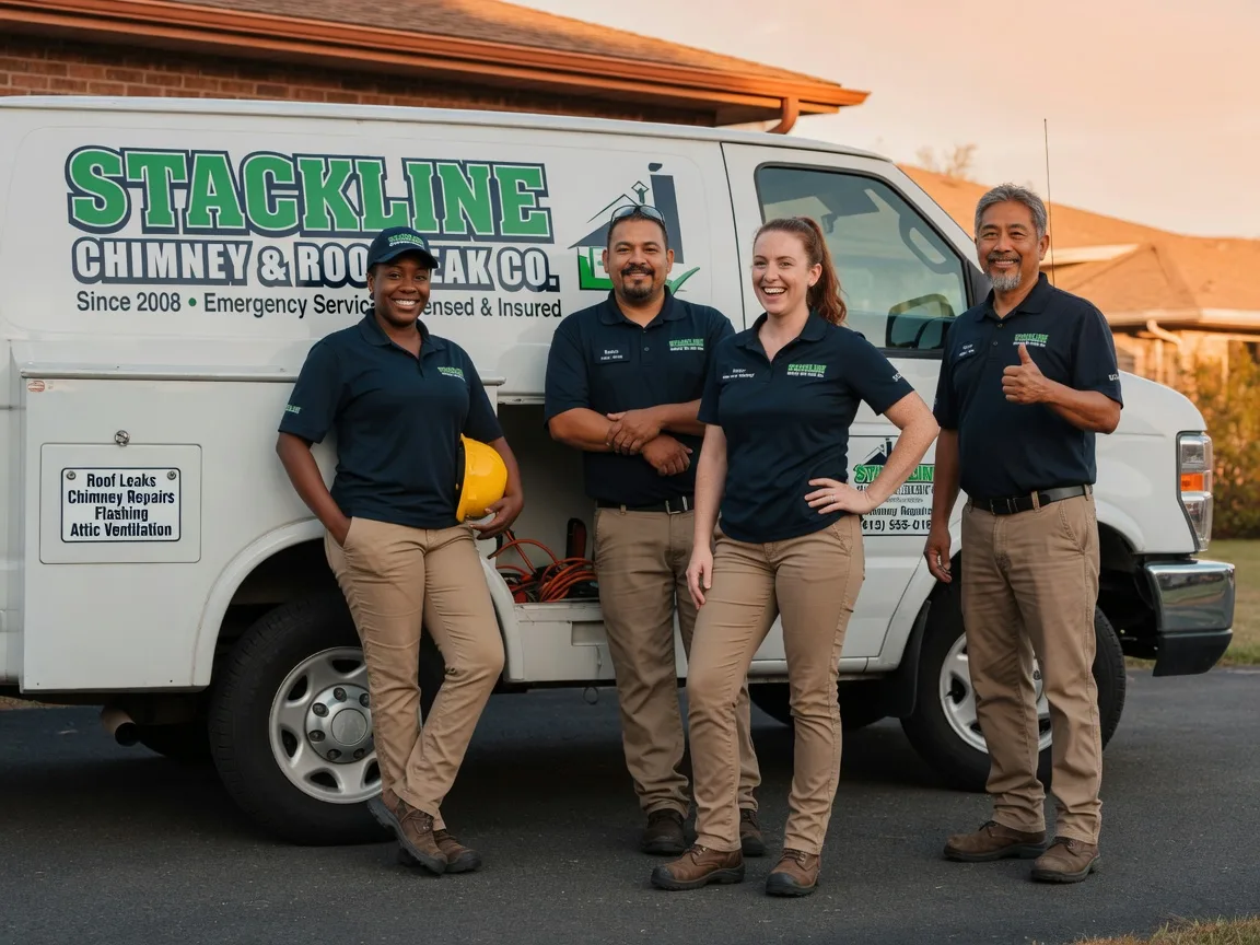 Chimney flashing repair company in Partridge, KS